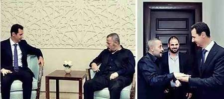 بالصور.. جورج وسوف يزور بشار الأسد ويهنئه بالانتخابات