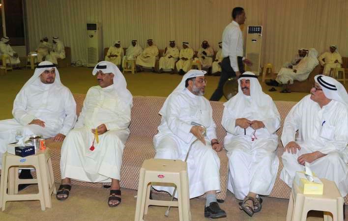 جانب من الحضور في المقر الانتخابي