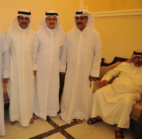 ناخبو الدائرة خلال استقبال العتيبي
