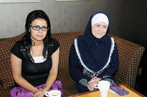 رانيا فهد وحنين في المؤتمر الصحافي﻿