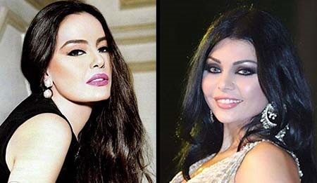 هيفاء وهبي تبعث برسالة معايدة لشريهان