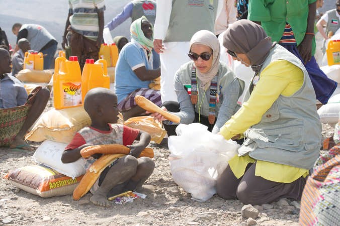 حنان بورحمة ونشاط اغاثي خلال رحلة السودان وجيبوتي ﻿