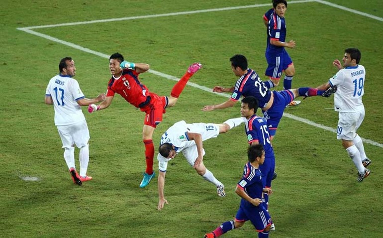 مباراة اليابان واليونان