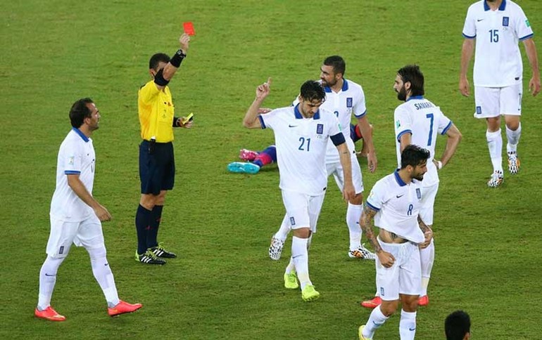 مباراة اليابان واليونان