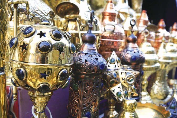 فوانيس رمضان في خان الخليلي
