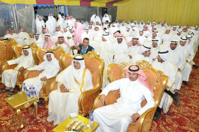 جانب من الحضور في افتتاح مقر المجلاد
