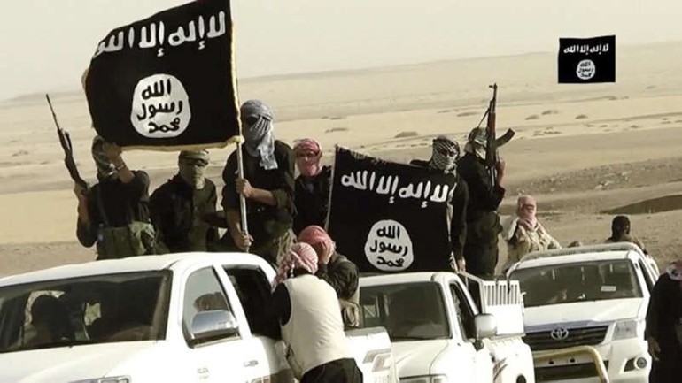 صورة ارشيفية لمسلحي داعش في العراق﻿