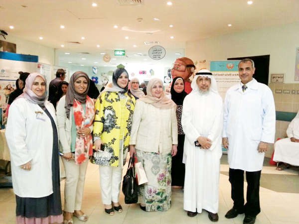 المشاركون في اليوم التوعوي﻿