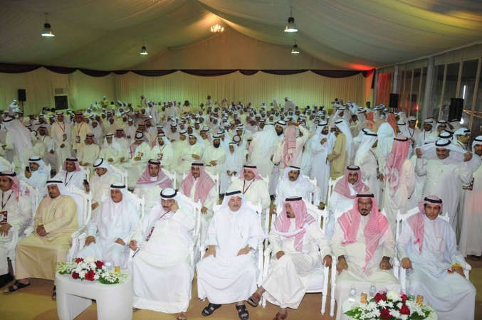 جانب من الحضور في مقر المرشح صالح السليماني