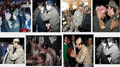 بالفيديو.. السيسي يقبل رؤوس أهالي الشهداء