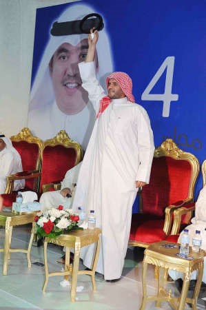 ناخب يحيي محمد البراك في مقره
