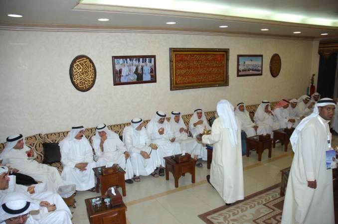 الحضور خلال حفل استقبال هشام البغلي
