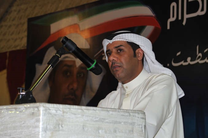 مرشح الدائرة الرابعة محمد المجلاد متحدثا