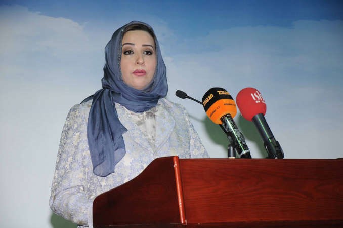 مرشحة الدائرة الرابعة دذكرى الرشيدي تتحدث للحضورمحمد خلوصي