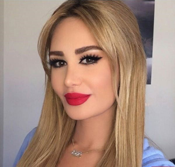صورة :كيف بدت "داليدا" زوجة رامي عياش بمكياج "صارخ"؟
