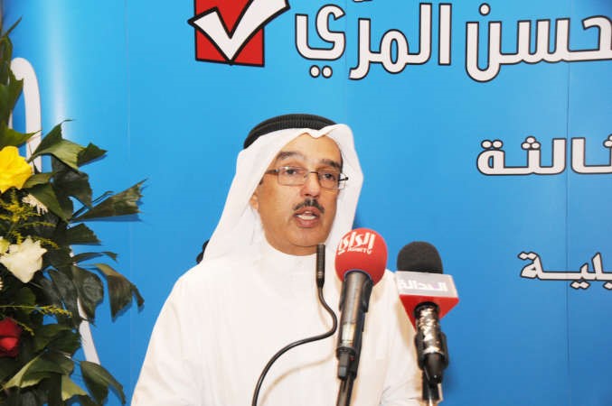 مرشح الدائرة الثالثة ناصر المري متحدثا
﻿