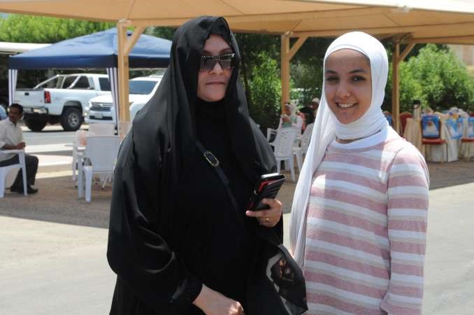 اصرار على المشاركة رغم حرارة الجو
﻿