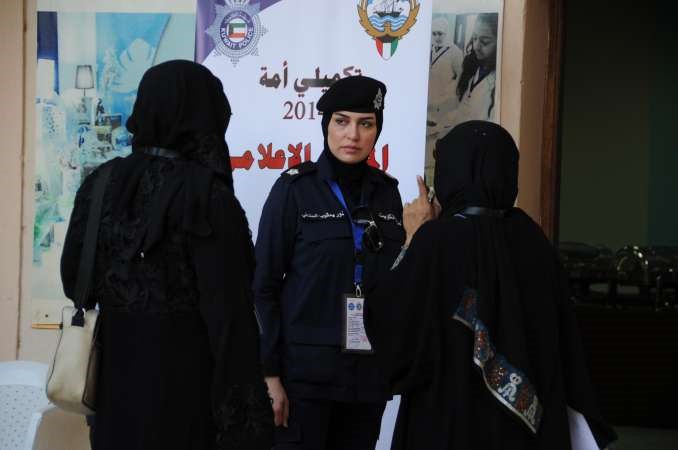 مساهمة امنية في العملية الانتخابية﻿
