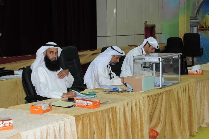 جانب من احدى اللجان الانتخابية
﻿