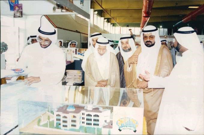 العم يوسف الحجي مع احمد الكليب في احدى المناسبات﻿