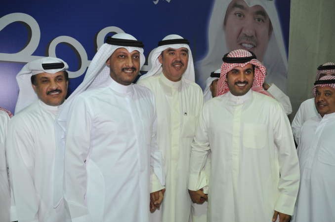 محمد الرشيدي مع بعض مؤيديه