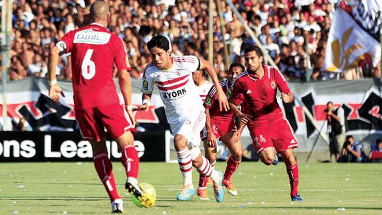 الاهلي اجتاز الزمالك بصعوبة في الدور الرباعية