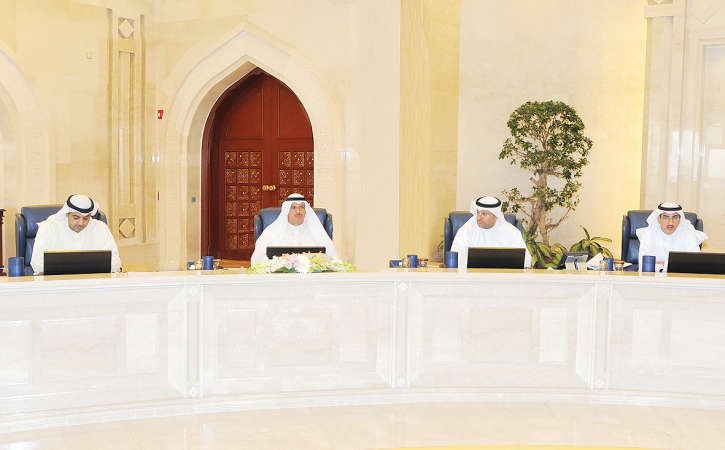 الشيخ محمد العبدالله والشيخ سلمان الحمود ودعلي العبيدي ومعبد العزيز الابراهيم 