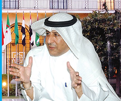 مندوبنا الدائم لدى الجامعة العربية السفير عزيز الديحاني