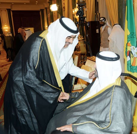الشيخ صباح الخالد مهنئا سمو الشيخ سالم العلي بالشهر الفضيل﻿