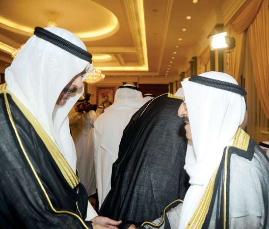 الشيخ محمد الخالد مهنئا صاحب السمو ﻿