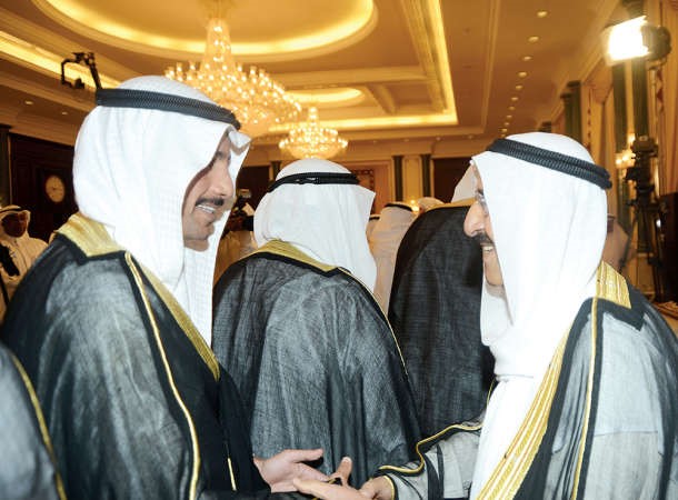 صاحب السمو الامير الشيخ صباح الاحمد يتلقى تهنئة مرزوق الغانم بشهر رمضان المبارك﻿