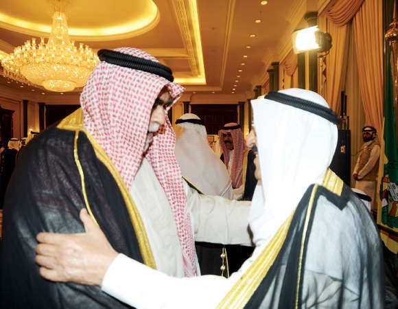 الشيخ احمد الخالد مباركا لصاحب السمو﻿