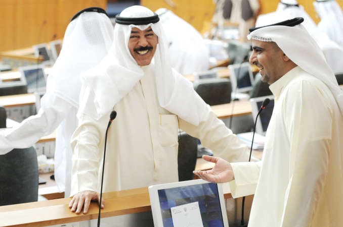 الشيخ محمد الخالد وراكان النصف
