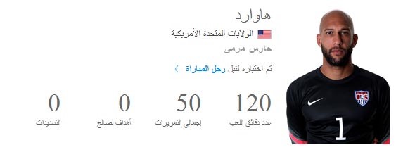 مباراة بلجيكا والولايات المتحدة الأميركية