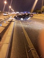 السيارة بعد الحادث ﻿