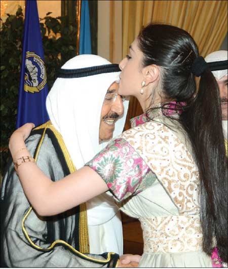 صاحب السمو الامير الشيخ صباح الاحمد يتلقى التهنئة بحلول شهر رمضان