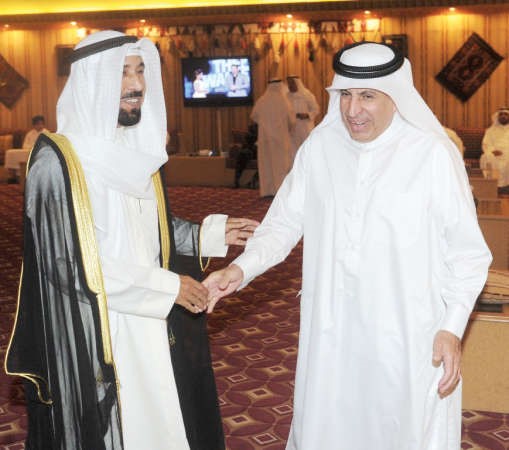 الشيخ علي الجابر مهنئا﻿
