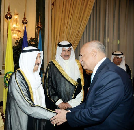 السفير المصري عبدالكريم سليمان مهنئا صاحب السمو﻿