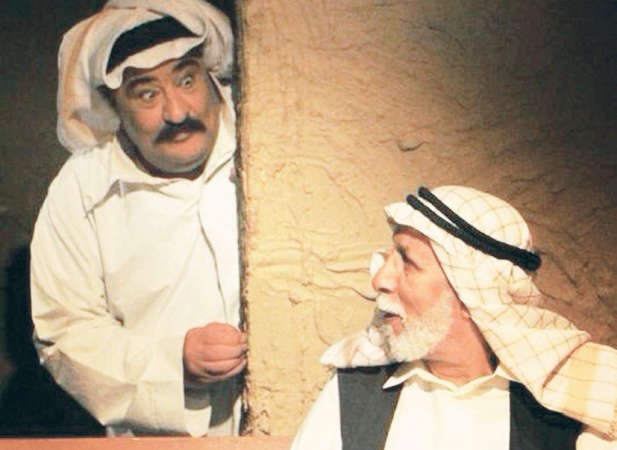 الفنان القدير ابراهيم الصلال واحمد جوهر في المعزب