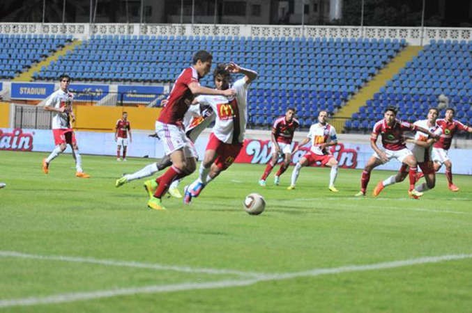 الاهلي حقق المطلوب واكتسح بتروجيت برباعية