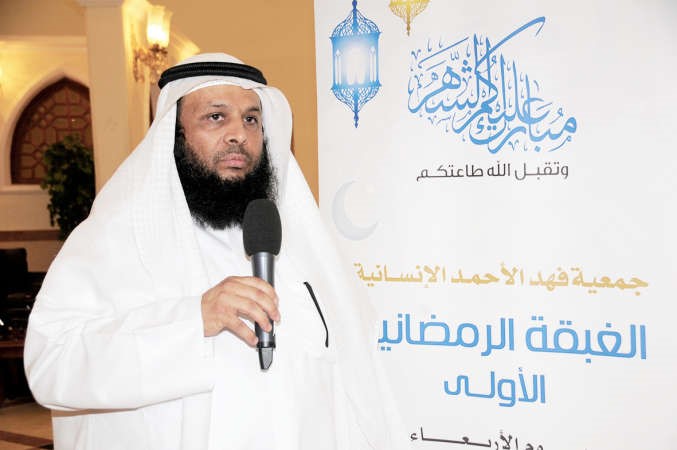 حمود الحمدان ملقيا كلمته