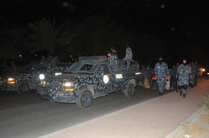 القوات الخاصة خلال تعاملها مع الحدث
