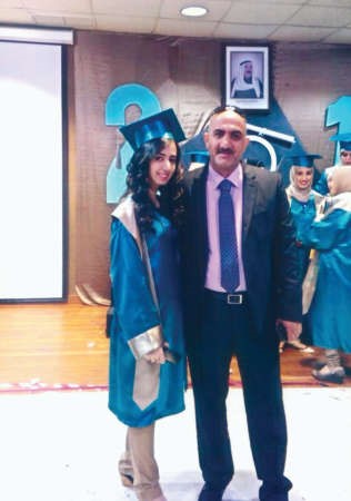 رنيم حلبوني مع والدها﻿