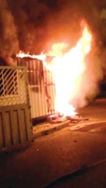  النيران اتت على المطبخ بالكامل ﻿