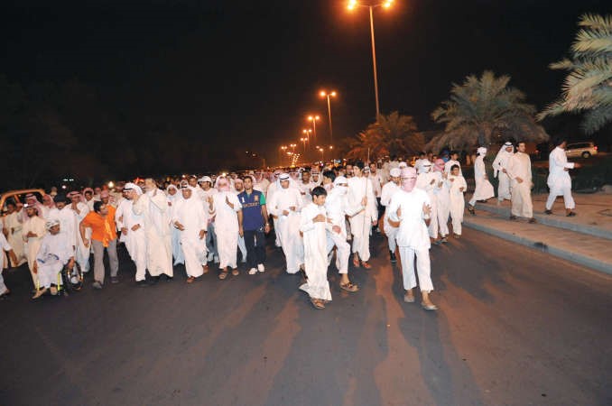 جانب من المسيرة التضامنية مع البراك﻿