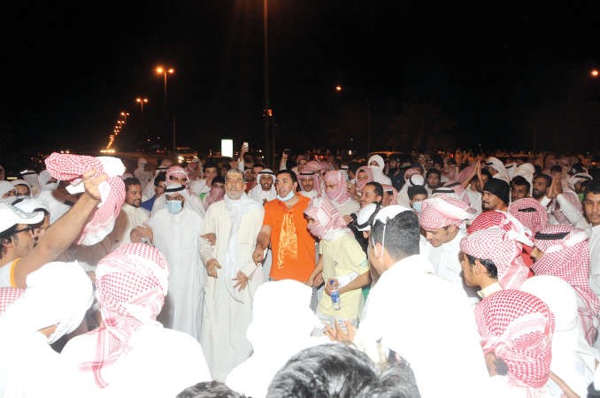 مسيرة مطالبة بالافراج عن البراك﻿
