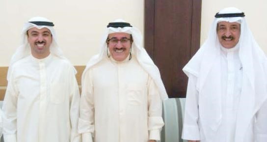 علي الراشد مهنئا احمد الفضالة﻿