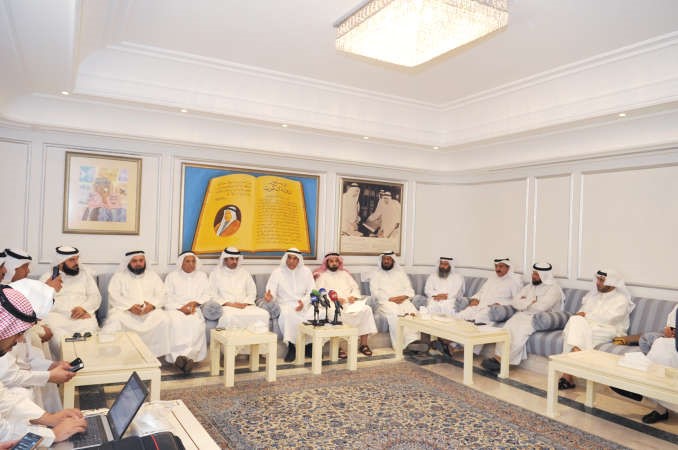 جانب من اجتماع كتلة الاغلبية في ديوان السعدون ظهر امسقاسم باشا