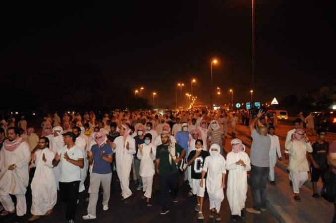 جانب اخر من المسيرة