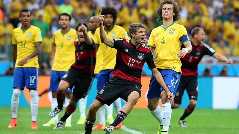 مباراة ألمانيا والبرازيل